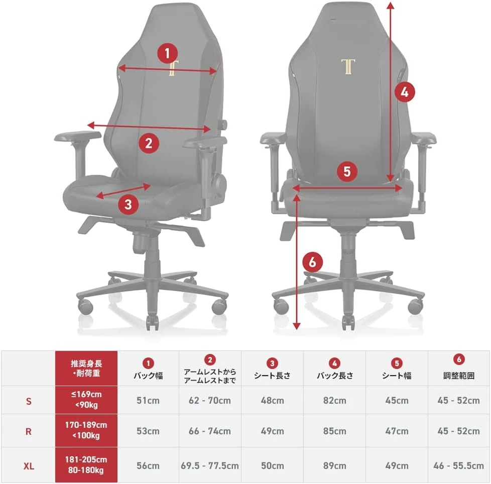 Titan Evo Dark Knight Gaming Chair - Reclining - Ergonomic & Heavy Duty Computer Chair with 4D Armrests - Magnetic Head Pillow