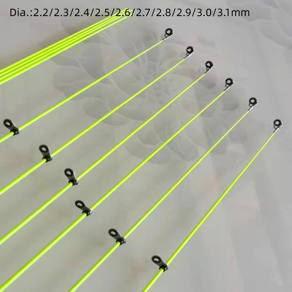 حار مع حلقة علوية الصيد رود تلميح الشتاء قابل للسحب ألياف الكربون 50 سنتيمتر الغزل الألياف الزجاجية قصبة صيد خشبية الجليد الصيد