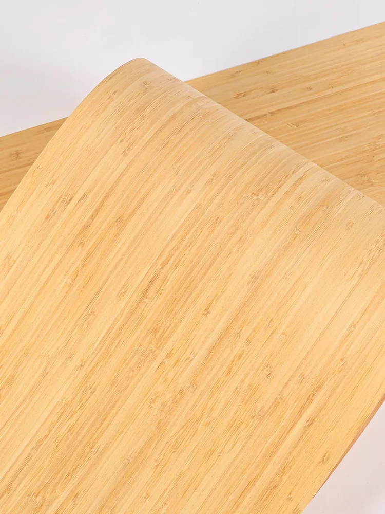 Wardrobe Veneer Natural Bamboo Skin Furniture Wood Veneer  bamboo veneer 40x250cm T0.2mm