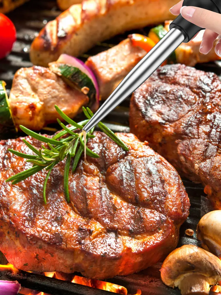 Seringue d'injecteur de viande, seringue d'injecteur de dinde pour barbecue Grill, Kit d'injecteur de dinde, injecteur de saveur de Marinade, outil de cuisine