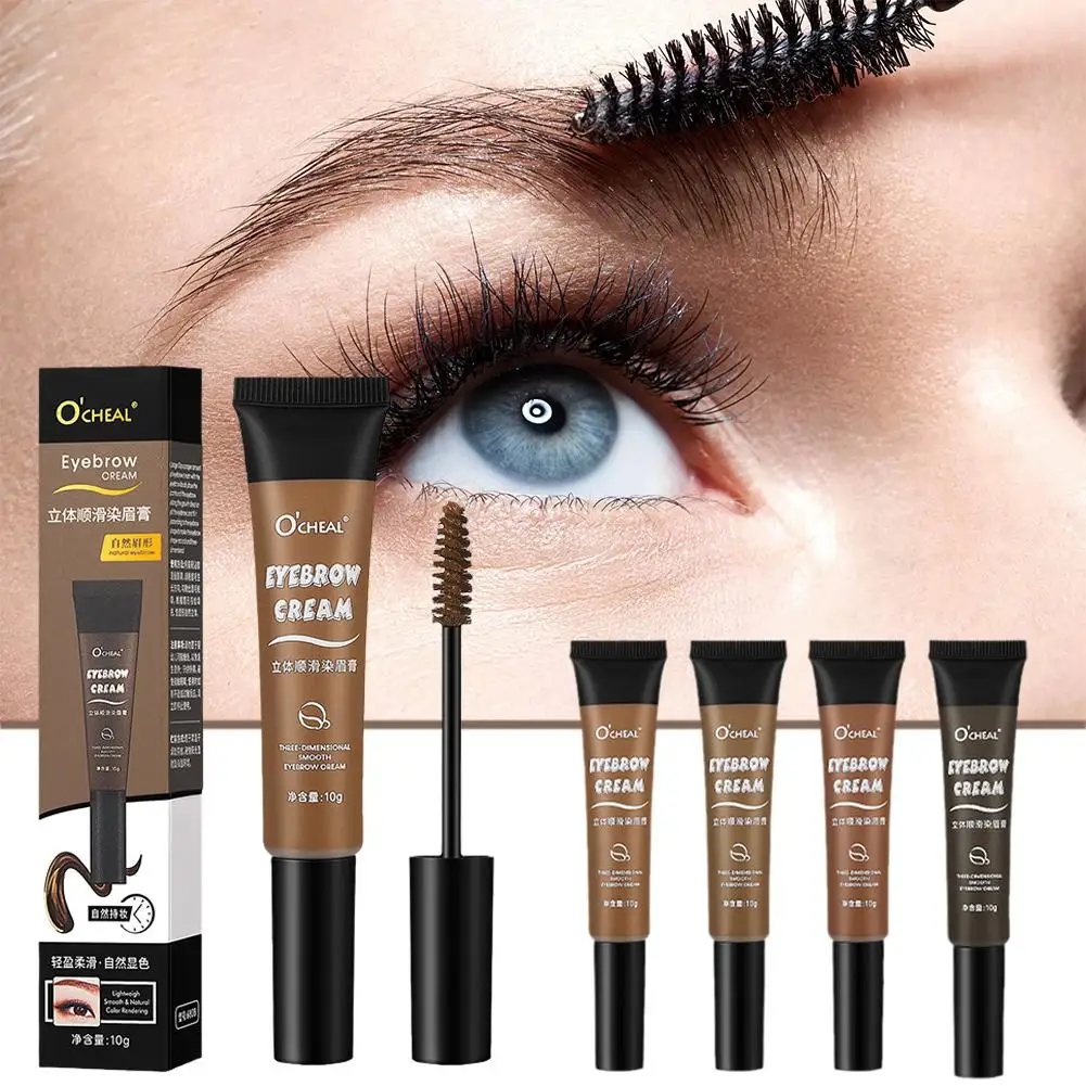 New Professional Eyelash Eyebrow Dye Tint Diy Fast Tint Eyelash Permanent Cream Coloring Easy Semi Tint Eyebrow Kit Gel Dye Q0q6