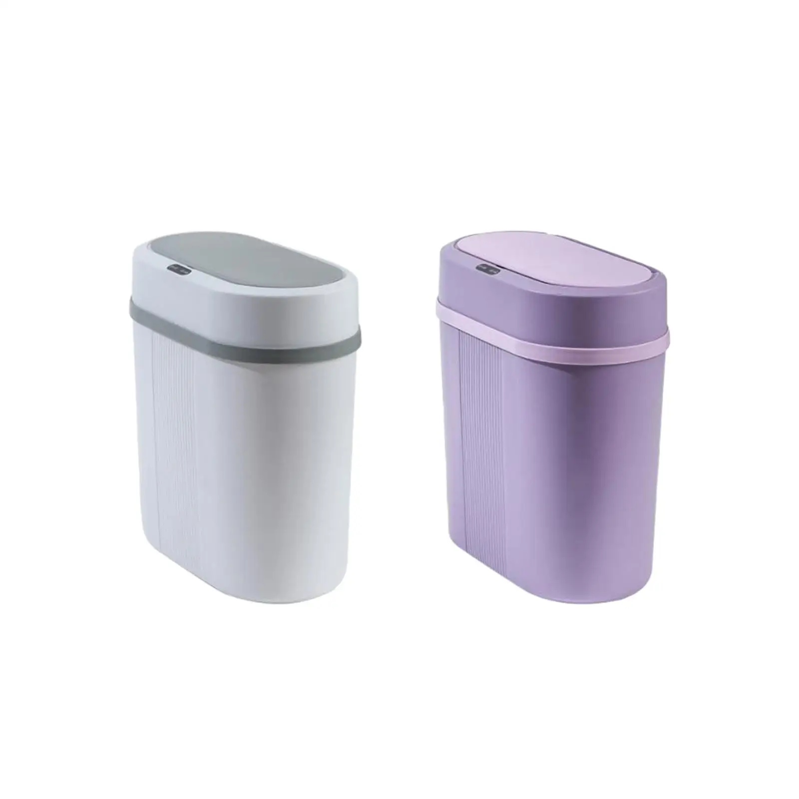 Smart Touchless Garbage Bin 12 Liter Trash Can Sturdy Multifunctional Slim Size Waste Container Space Saving for Bedroom