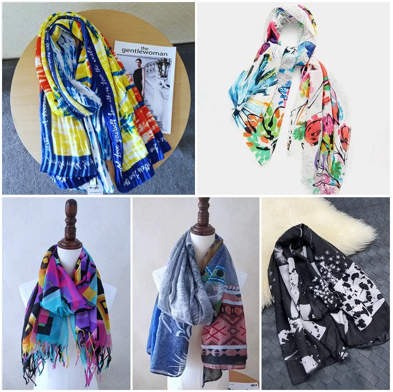 

Original Spanish Foreign Trade Bohemian Style Beach Towel Printed Design Trendy Shawl Sunshade Warm Silk Scarf Decoration