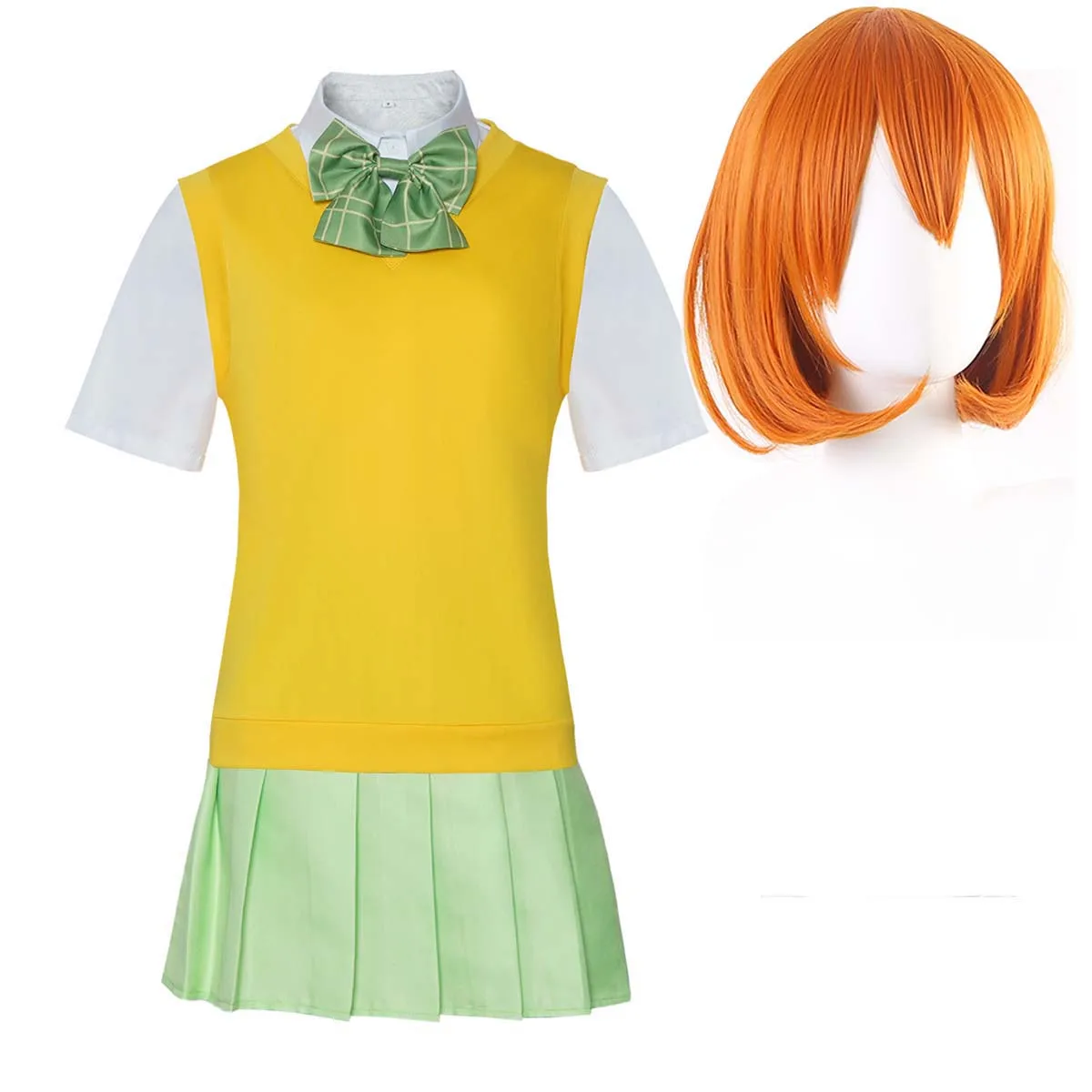 

Anime The Quintessential Quintuplets Nakano Itsuki Nakano Yotsuba Nakano Ichika Cosplay Costume