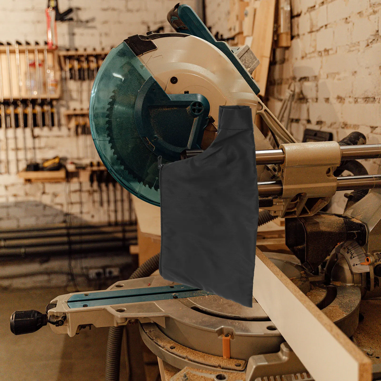 

4pcs Miter Saw Collector Bag For Table Woodworking Accessories Efficient Debris Removal Easy Installation Zipper Designed