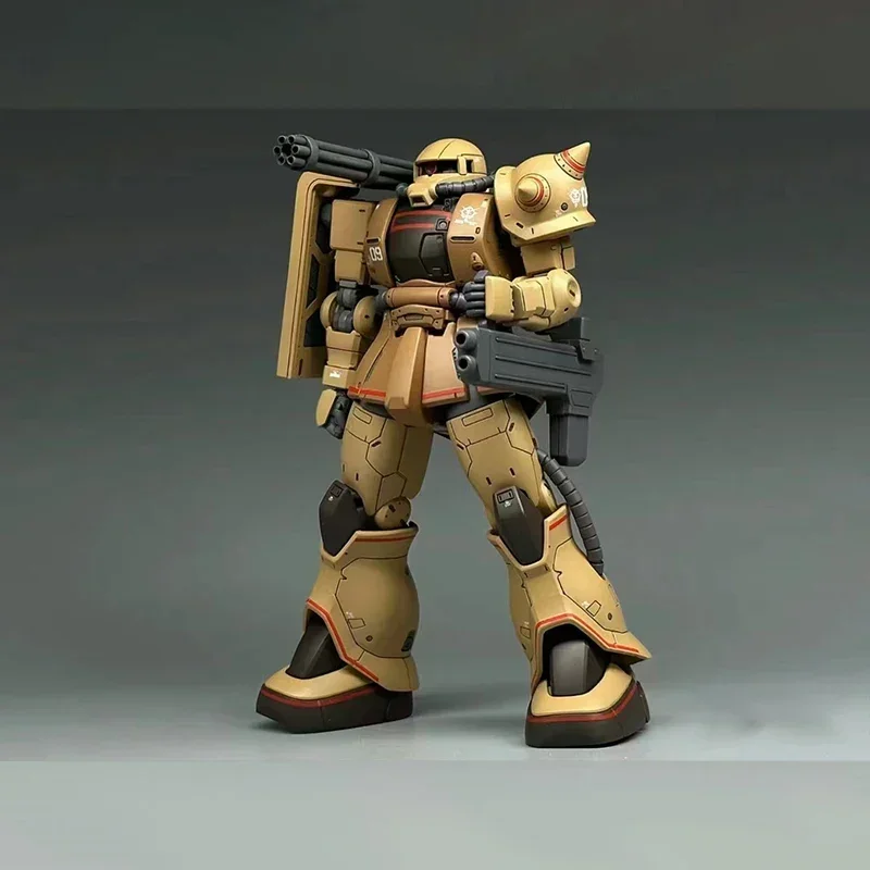 Zaku canhão MS-06K deserto zaku hg1/144 kit de modelo de montagem brinquedo presente das crianças coleção ornamento figura ação animação