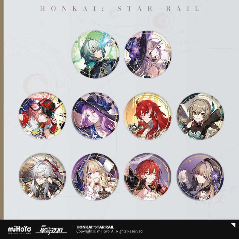 Honkai: Distintivo in banda stagnata della serie Star Rail Standing Painting - Il percorso della saggezza e della conoscenza ufficiale Regalo autentico da collezione
