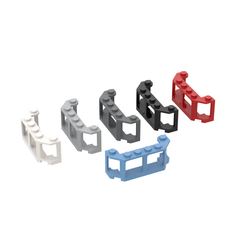 10 قطعة أجزاء MOC 17454 قطار أمامي 2x6x2 طوب متوافق لتقوم بها بنفسك تجميع اللبنات #5