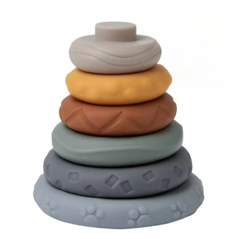 New cross-border hot-selling baby toys educational building blocks stacked Leke gnaw children's toys source factory