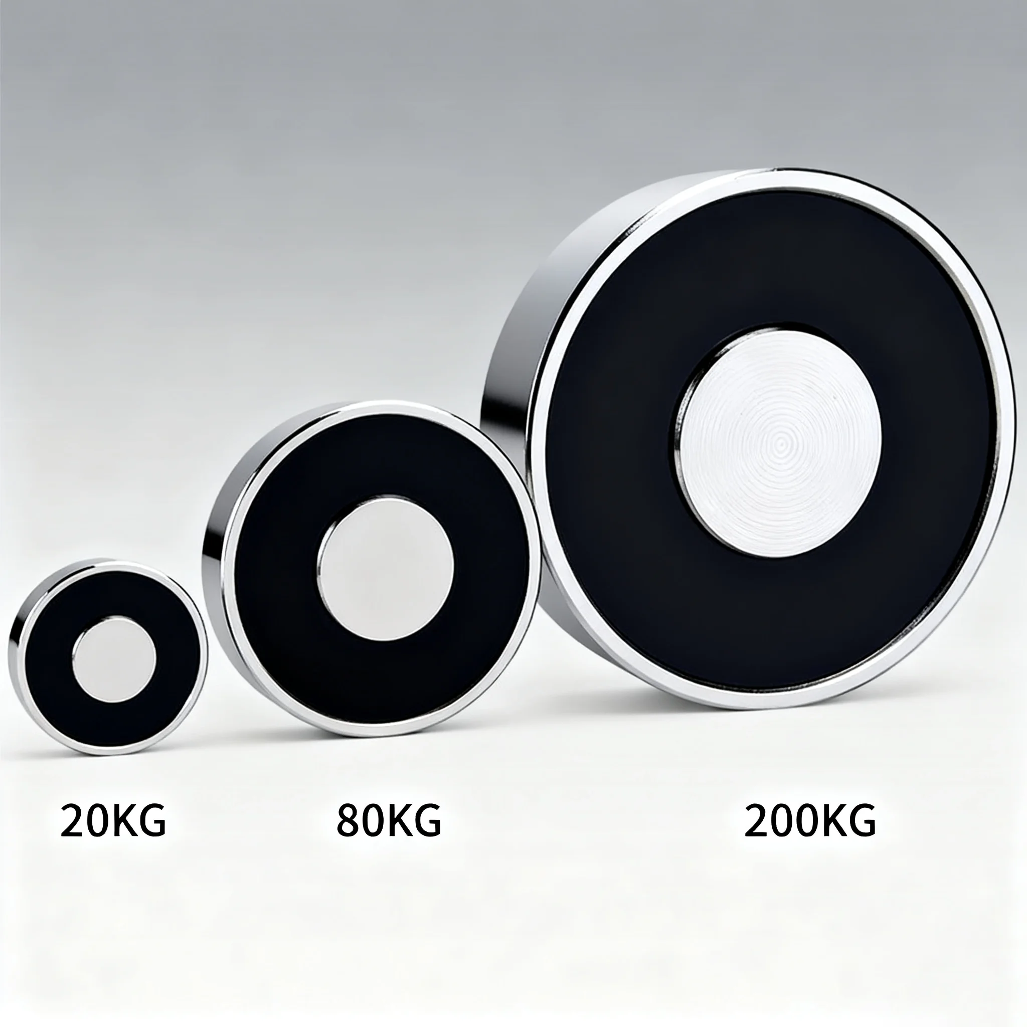 แม่เหล็กไฟฟ้าอุตสาหกรรมทรงกลม KK-P80/38 12V DC กำลังสูง ขนาดเล็ก สำหรับใช้งานในอุตสาหกรรม