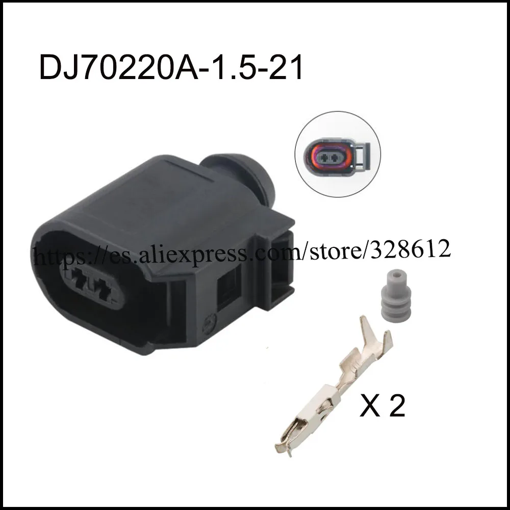 Imagem -04 - Conector de Cabo Impermeável Auto Wire Plugue Automotivo Soquete Masculino Família Inclui Selo Terminal Pinos Dj7022f1.521 100set