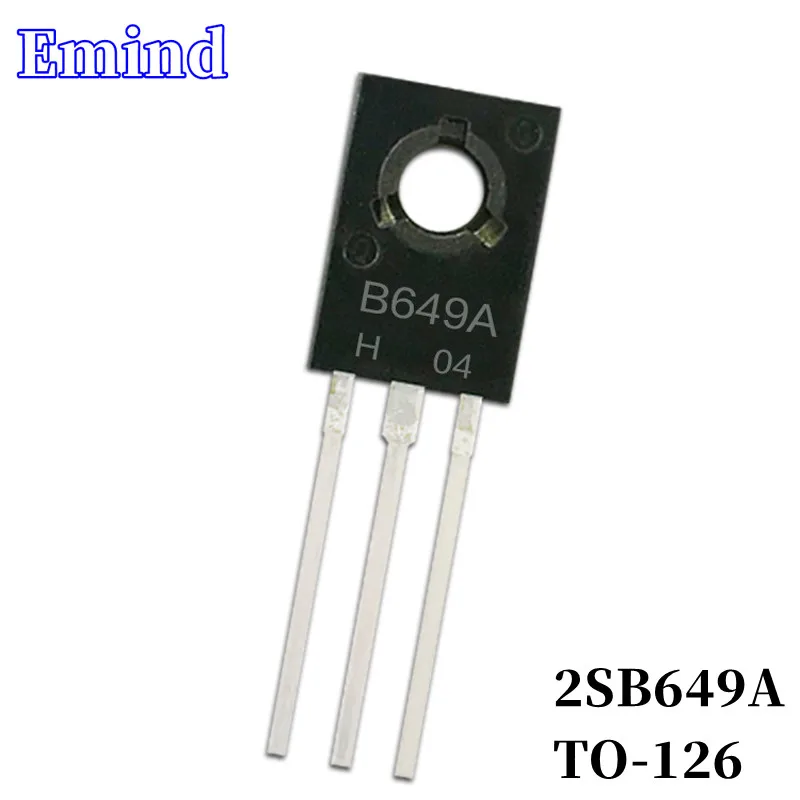 

100/300/500/1000/2000Pcs 2SB649A B649A DIP Transistor TO-126 PNP Type 120V/1.5A Bipolar Amplifier Transistor