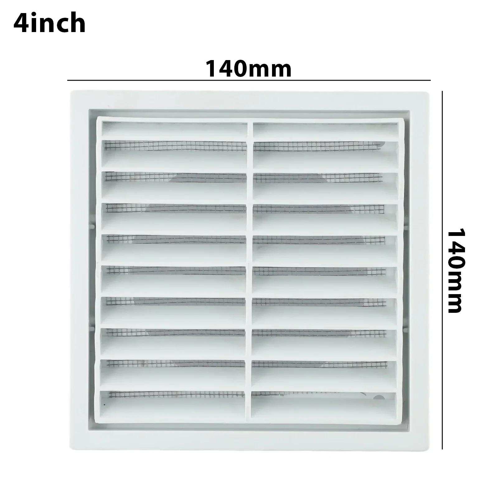 Plastic Wall Ceiling Air Vent Ducting Ventilation Exhaust Grille Cover Outlet Heating Cooling Vents Cap Ducting Ventilation