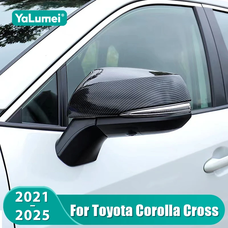 

For Toyota Corolla Cross XG10 2021 2022 2023 2024 2025 Hybrid Car Side Rearview Mirror Cap Cover Shell Trim Accessories