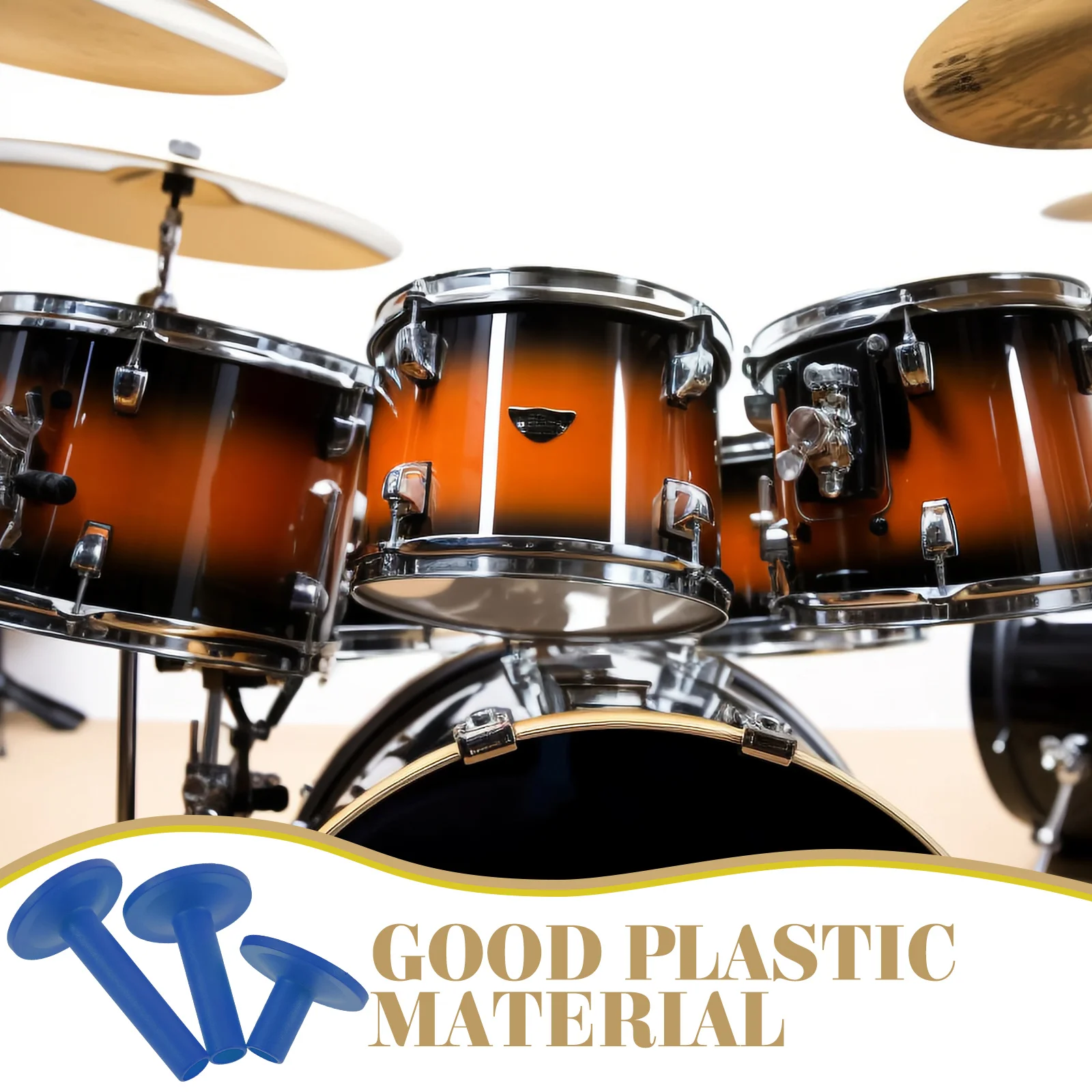 

12pcs Drum Long Plastic Replacement Parts For Drum Kits Cymbal Sleeves Long Cymbal Stand Plastic Sleeves Short