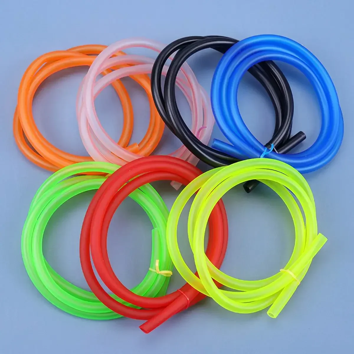 1M Nitro Glow RC Engine Flexible silicone fuel pipe tube - High Temp 1mtre Colorful