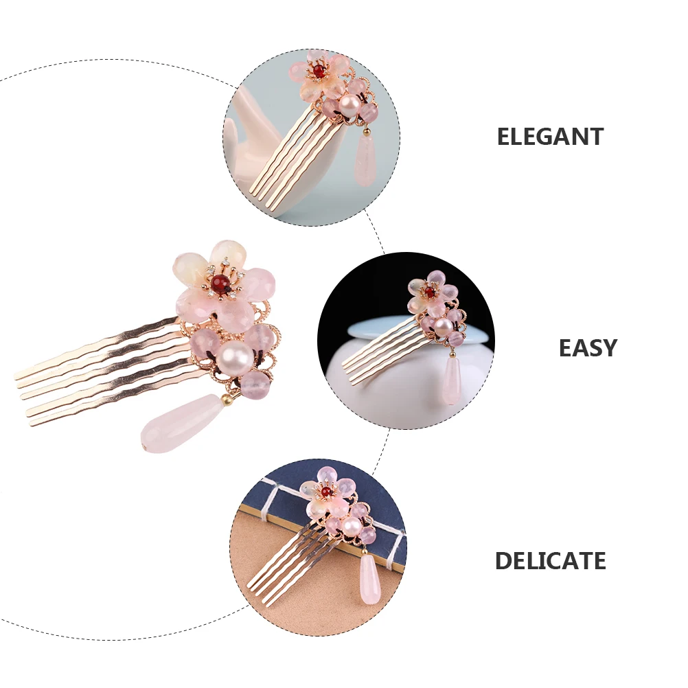 

Pearl Hair Comb Accessories Retro Bride Wedding Hair Accessory Elegant Hairstyle Charm Fit Every Occasion