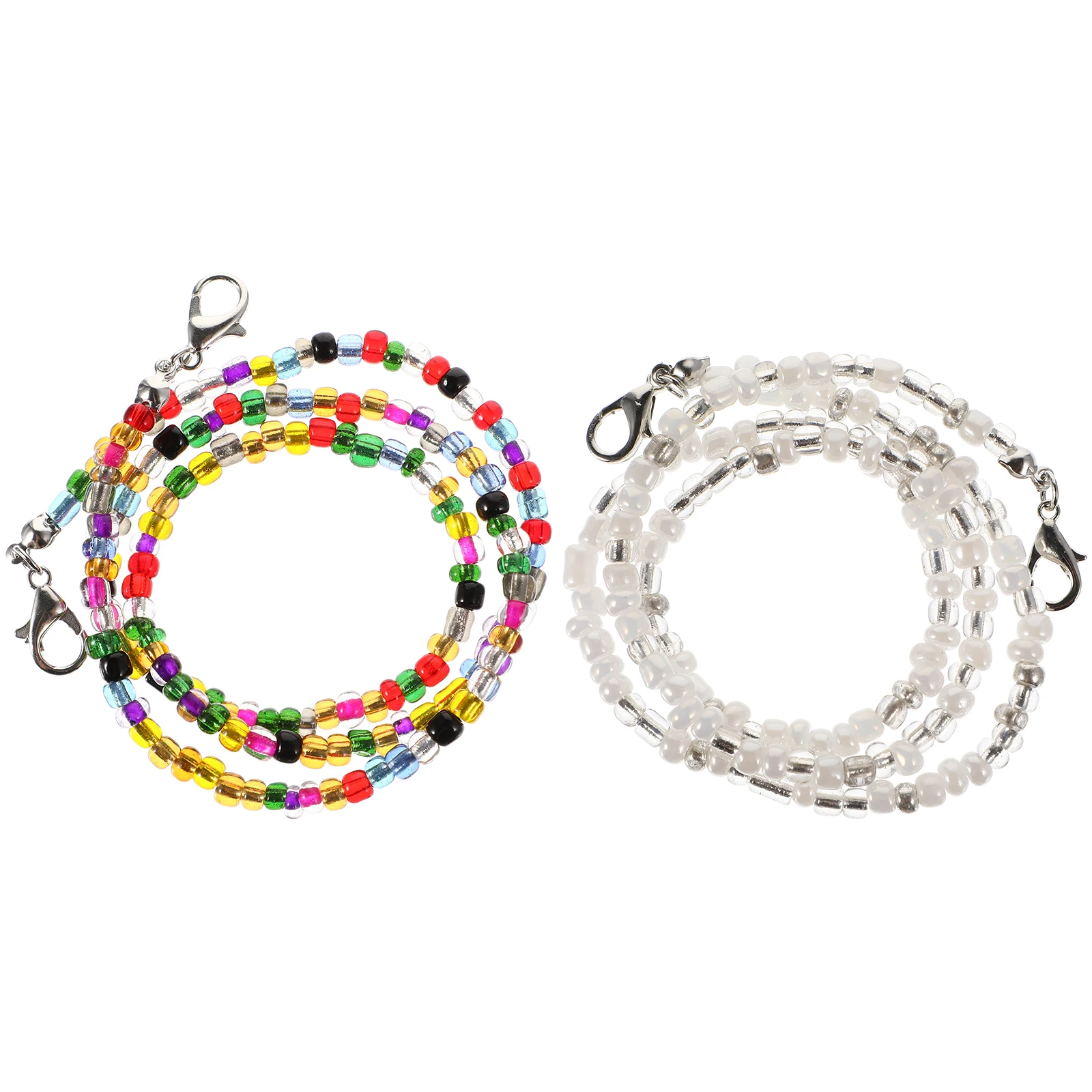 

2 Pcs Glasses Lanyard Lanyards Face Mask Chain European and Eyeglass Chains