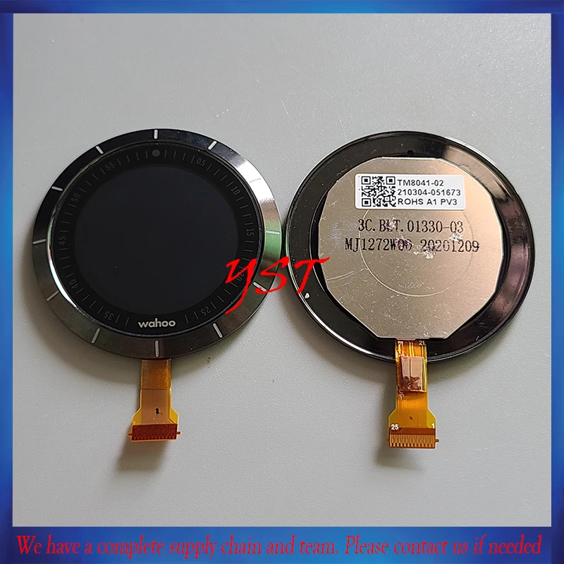 original-lcd-display-with-borders-for-wahoo-elemnt-rival-sport-watch-smart-watch-screen-display-repair-replacement-parts