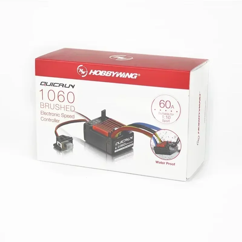 HOBBYWING QuicRun WP-1060 1060 ESC 60A Gebürstet Wasserdicht ESC Für 1/10 RC Elektrische Fernbedienung Modell Auto Crawler Zubehör