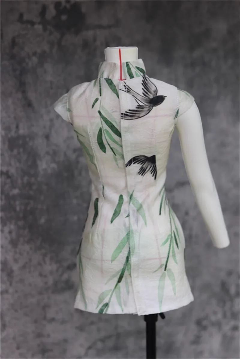 BJD Puppenkleidung 1/3 SD16 Cheongsam Polka Point Slim-Fit kurzes Cheongsam BJD Puppenzubehör