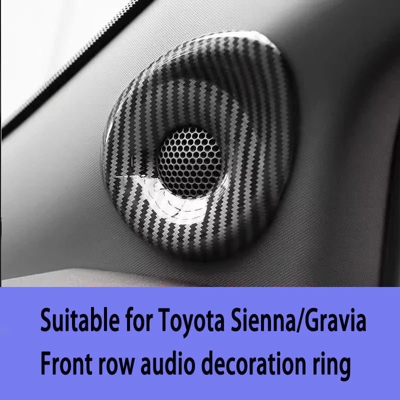 Suitable For Toyota Senna Gravia A-pillar Horn Ring Senna Front Audio Decoration Frame Modification Accessories