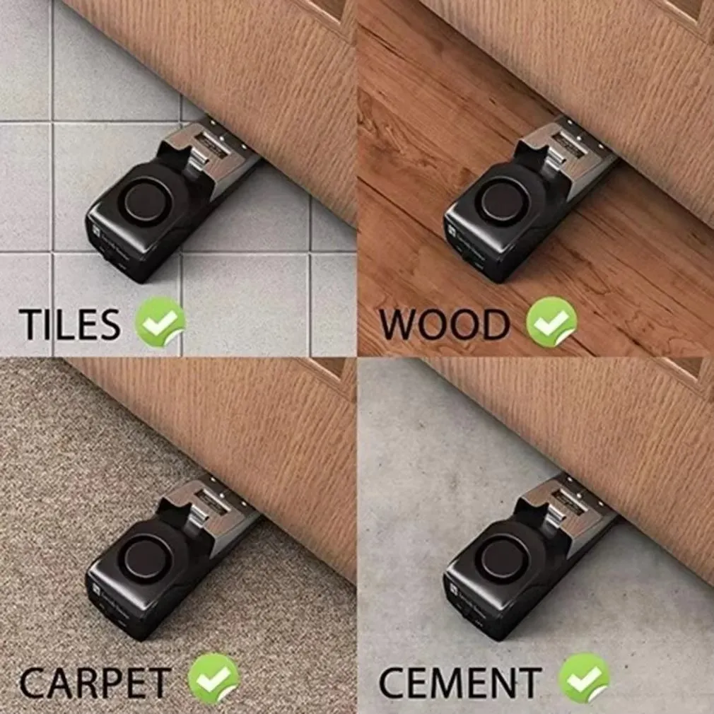 إنذار عقبة الباب، إنذار 120 ديسيبل، مناسب لنظام إنذار مضاد للسرقة في الفنادق والمساكن ومعدات السلامة الشخصية