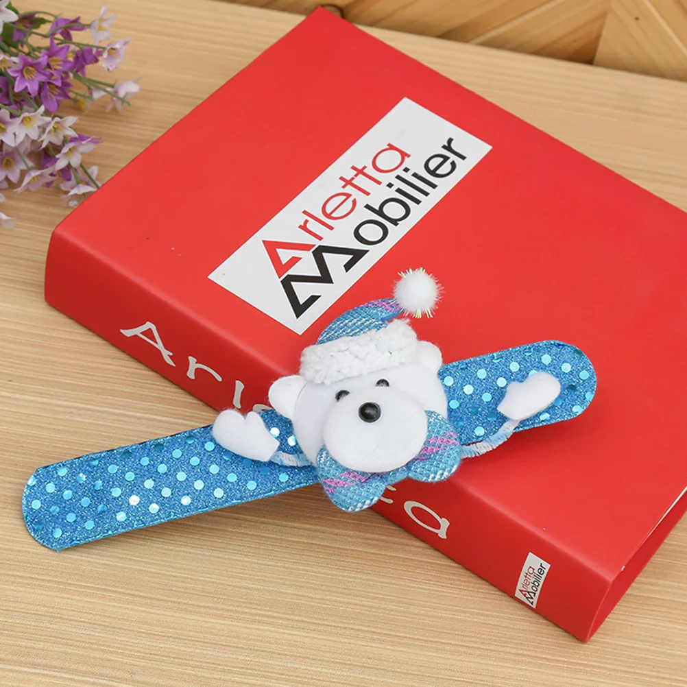 

Alasum 8pcs Christmas Glow Bracelets Stocking Stuffer Party Favor Lightweight Cloth Decor for Kids