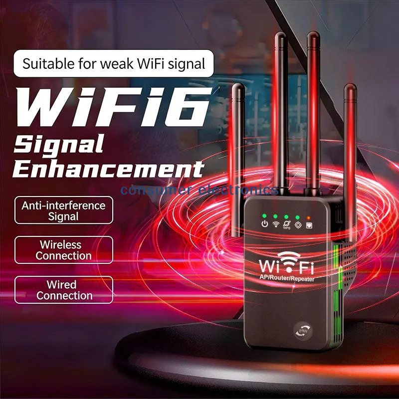 

portable2.4G Wireless WiFi Extender 300Mbps Signal Booster for Long Range Internet Coverage at Homepractical