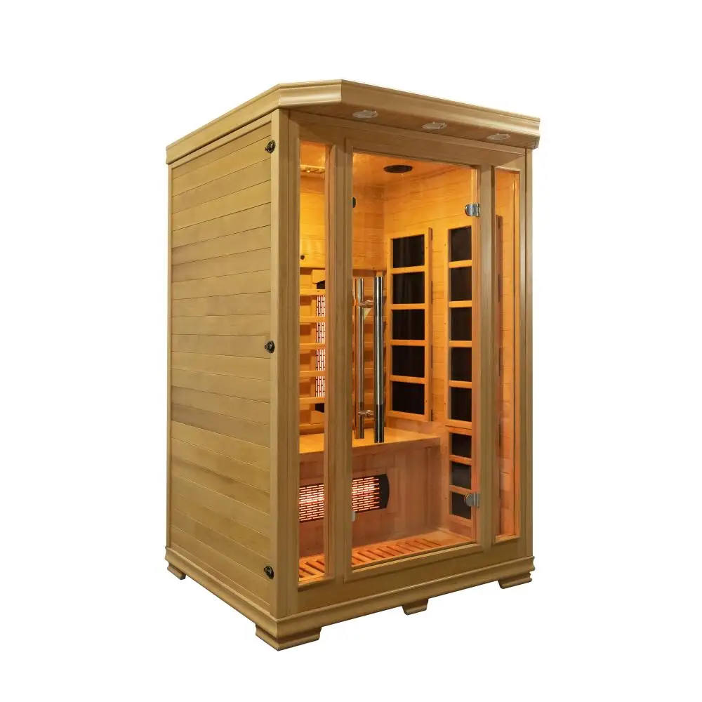 High Quality Full Spectrum Dry Sauna Far Infrared Room 2-Person Size