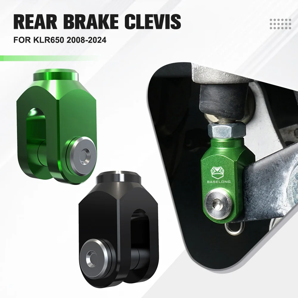 

KLR 650 Rear CNC Billet Brake Pedal Clevis For Kawasaki KLR650 2008 2009 2010 2011 2012 2013 2014 2015 2016 2017 2018 2019-2024
