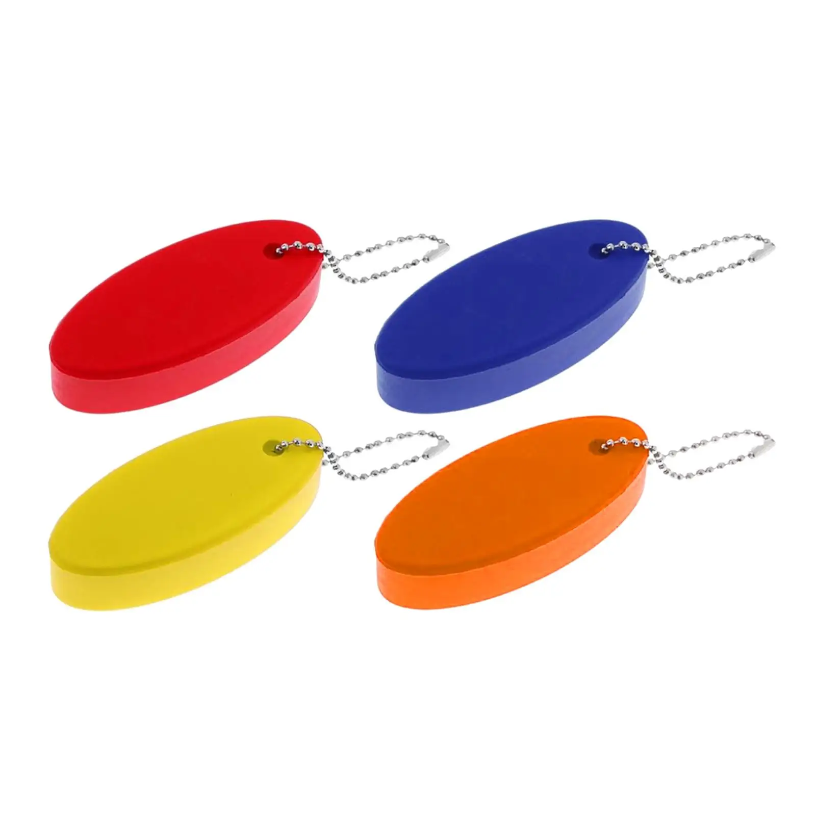 4x Buoyant Keychain Pendant Buoyant Key Chain for Drifting Swimming Kayaking