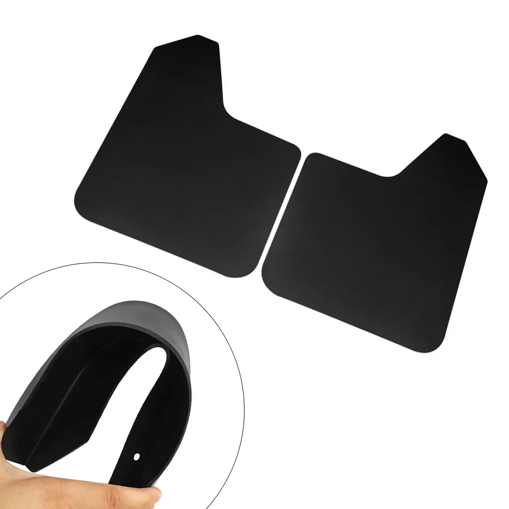 

2pcs 660g Car Black Mudflaps Front & Rear Universal Mud Flaps Splash Guards FlaresFor Car SUV Truck PP+TPO Plastic