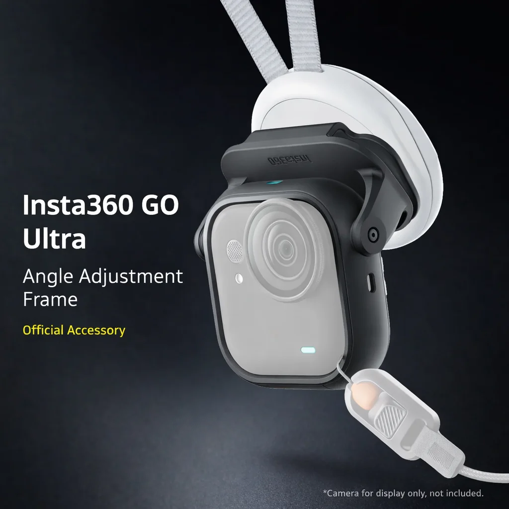 Insta360 GO Ultra Hoekverstelframe 195 °   Verstelbare clipbevestiging Magnetisch ontwerp Officieel accessoire