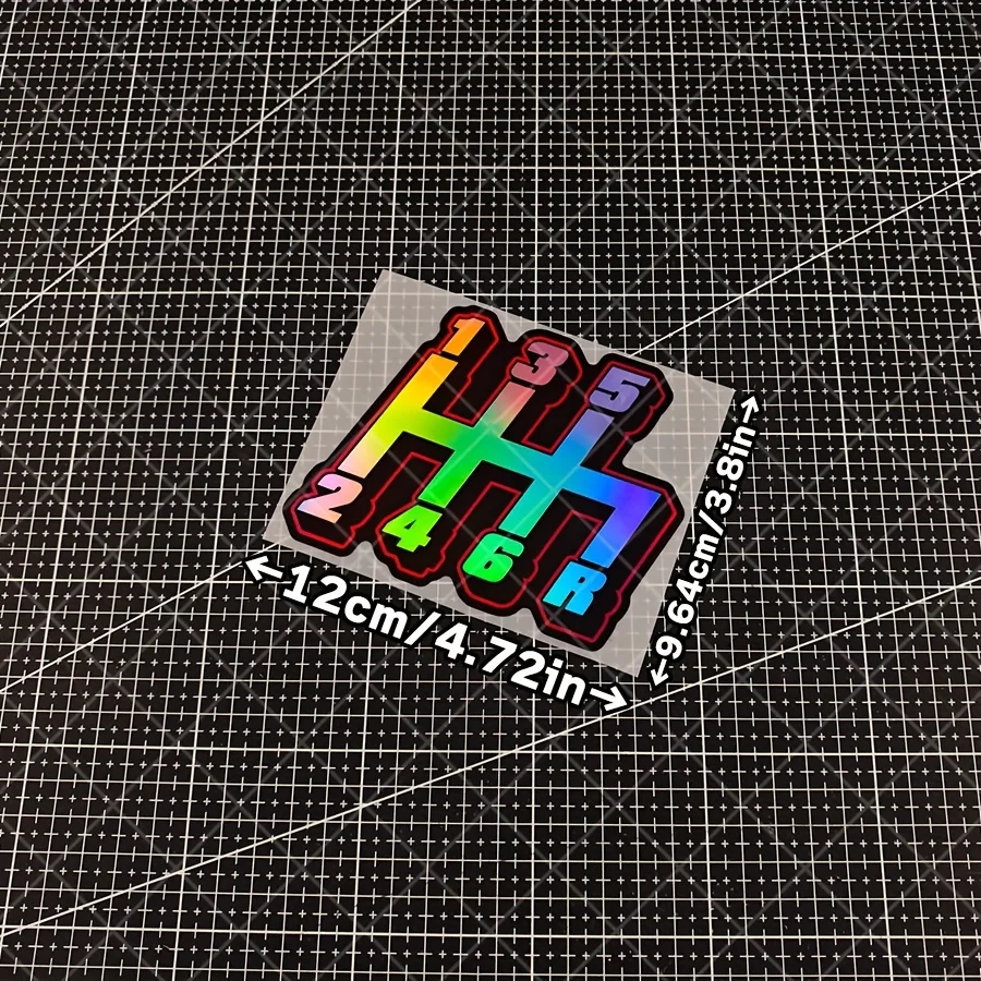 Automatic Gear Shift Sticker JDM Vinyl Decal Car Motorcycle Scooter Funny Auto Modification Decor