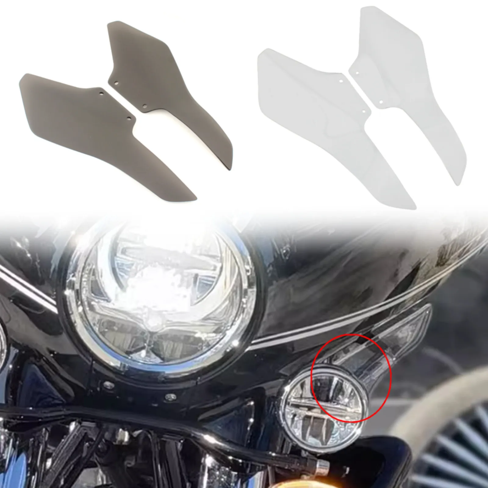 

New Motorcycle Wind Deflector Leg Protector Side Fairing Windshield Fits Accessory For BMW R18 R18B Bagger R18 Transcontinental