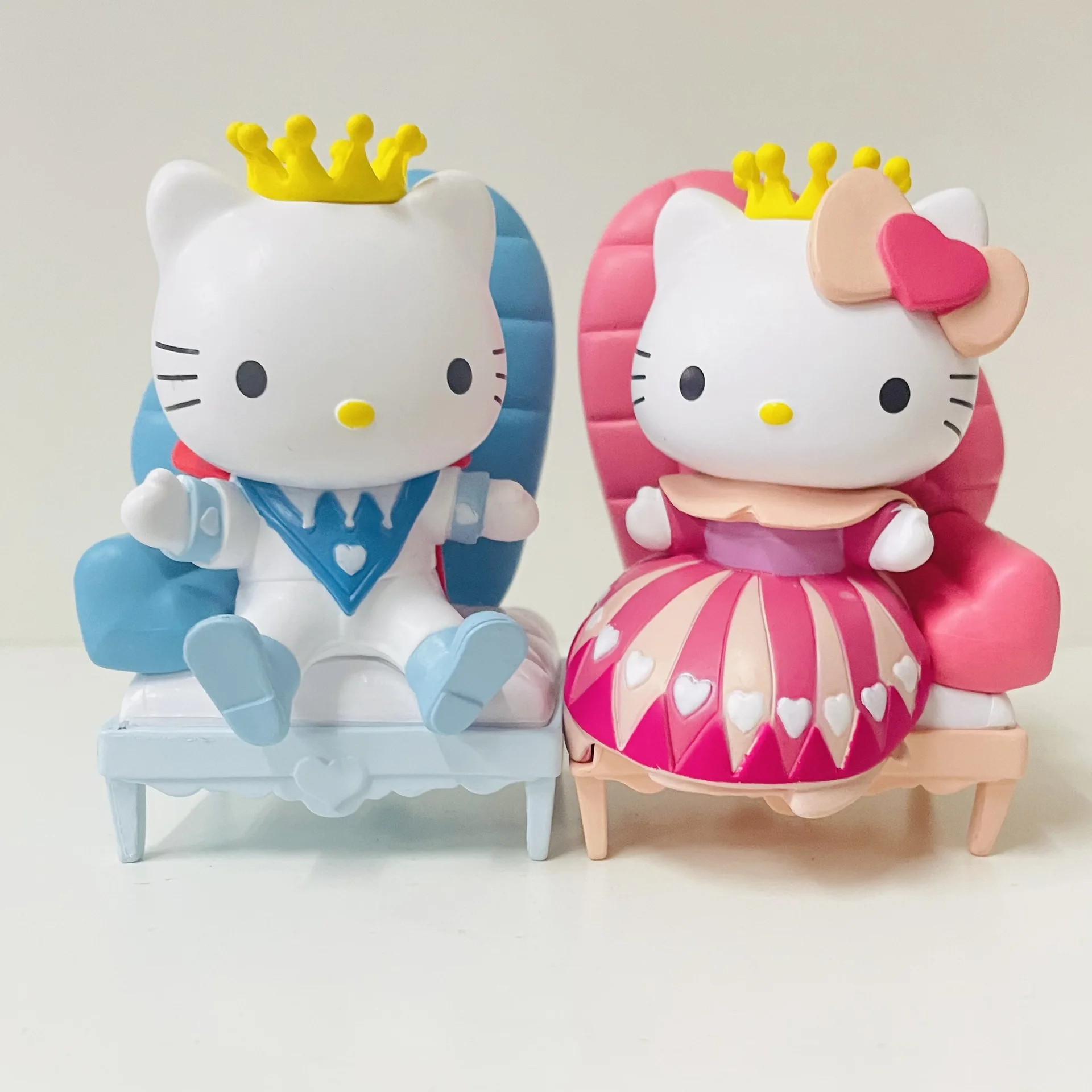 Kawaii Sanrio Cartoon Hello Kitty Doll Daniel Action Figure 40th Anniversary Wedding Ver. Children\'s Figure Toy Festival Gifts