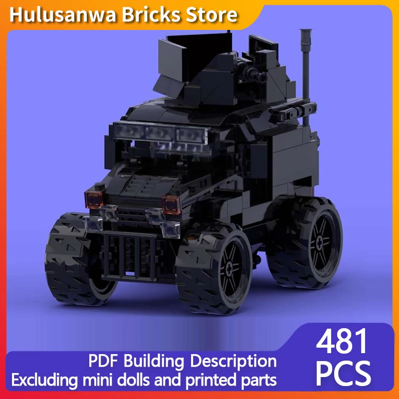 

Military Off-Road Vehicle Model MOC Building Bricks War Equipment Modular Technology Gifts Holiday Assemble Children Toys Suit