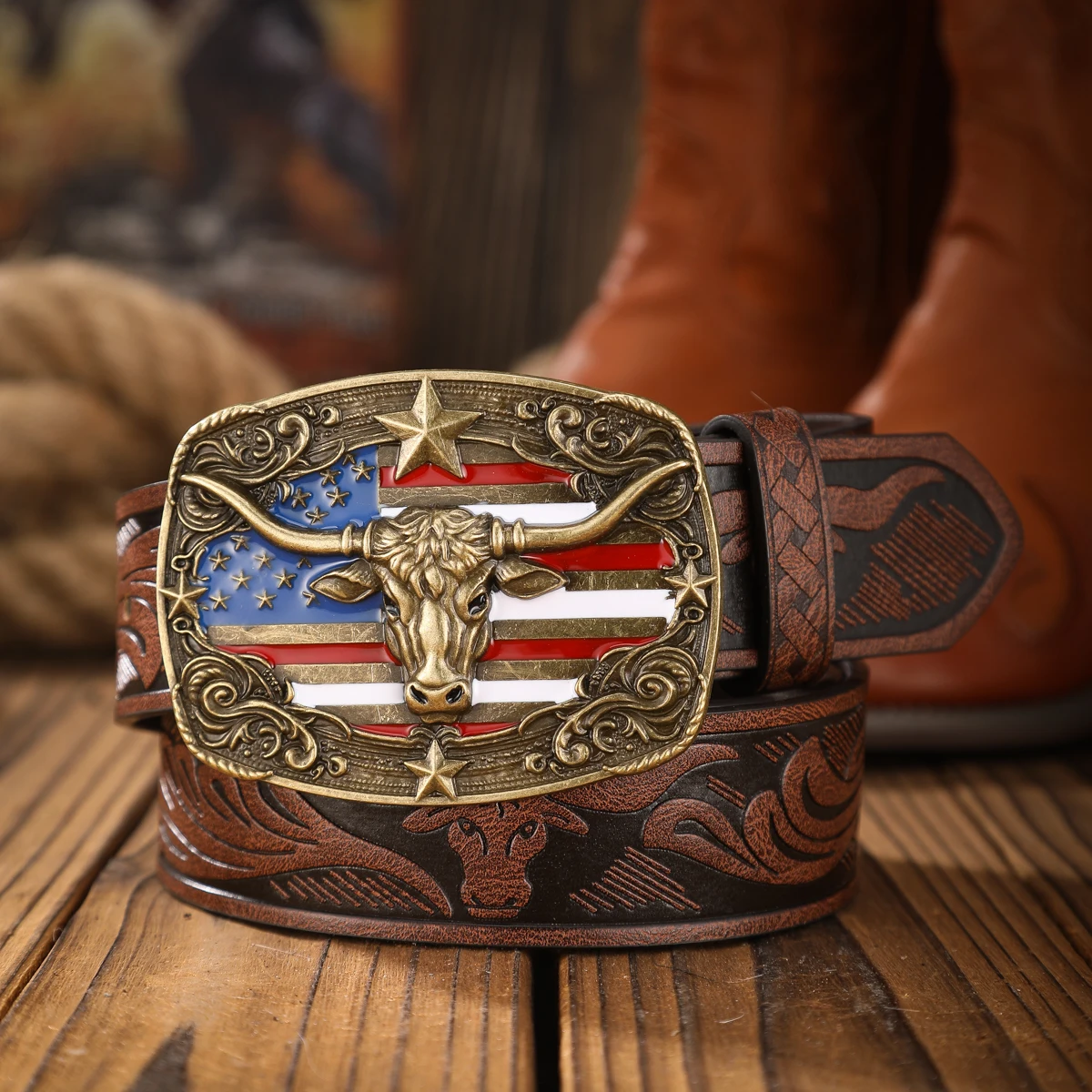 يلتقي الموضة خمر! حزام بإبزيم من سبائك البولي يوريثان، مناسب لكل من الرجال والنساء، لإنشاء نمط غربي شخصي