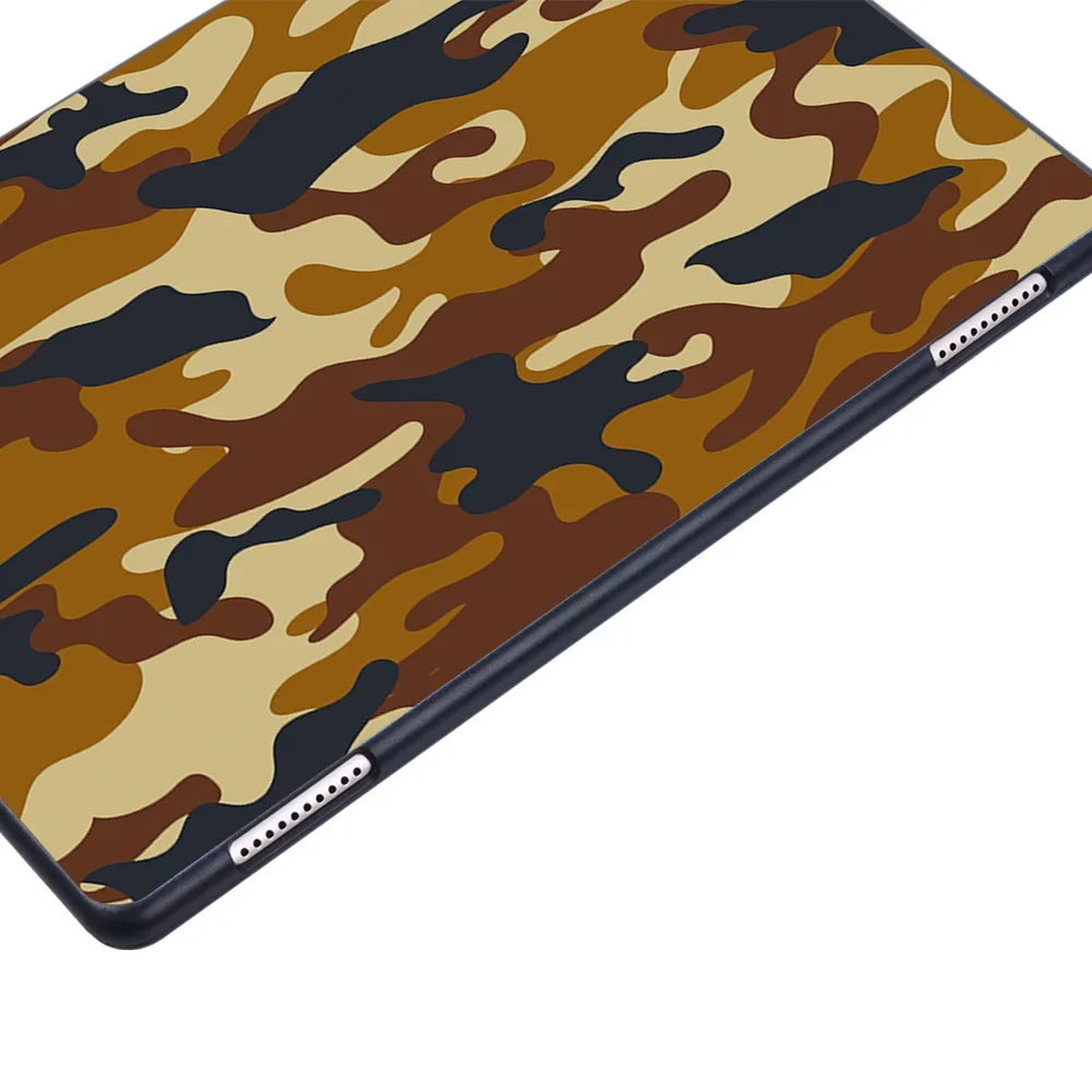 Case for Huawei MediaPad T3 10 9.6 Inch Ultra Thin Camouflage Series Pattern Tablet Hard Shell + Free Stylus