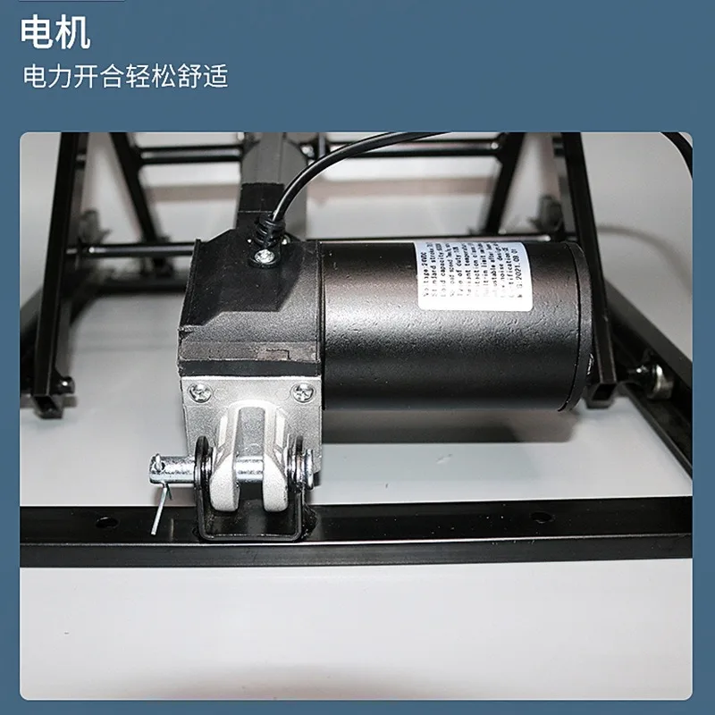 Hardware folding bracket, iron frame, multi-functional wired remote control hardware lifting coffee table rack