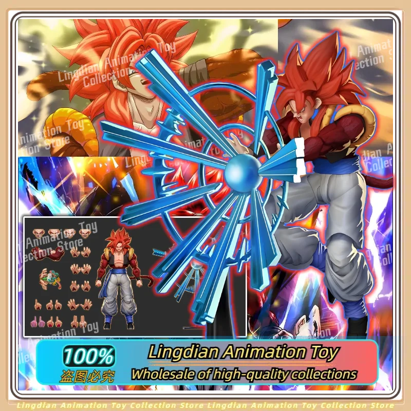 Demoniacal Fit Wild Duo DRAGON BALL SHF SSJ4 Gogeta Super Saiyan движущаяся аниме-фигурка модель коллекция подарки