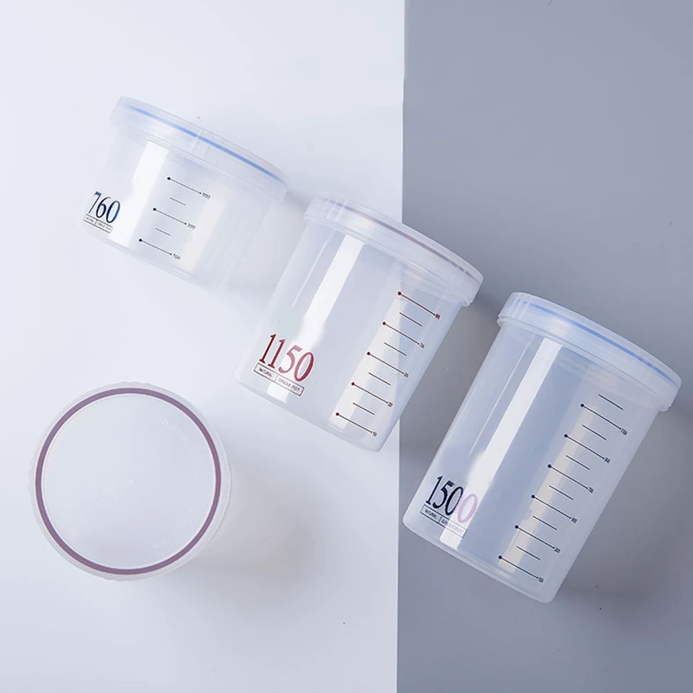 

1150Ml Plastic Sealing Jar Airtight Food Storage Container For Dry Snacks Cereal Coffee Rice Flour Leakproof Bpa Free