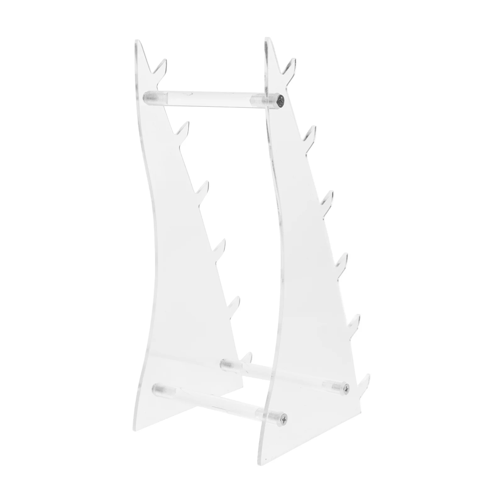 

Transparent Acrylic Cutter Holder Desktop Storage Rack Practical Kitchen Cutter Organizer Stand Household Knife Display Kitchen