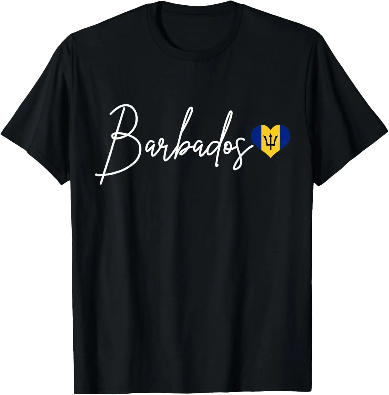 

Футболка с флагом Barbados Heart Pride Bajan
