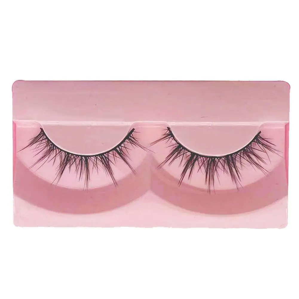 Натуральные тонкие длинные пара накладных ресниц, натуральная красота, макияж для новичков, оптовая продажа, макияж, ресницы H4z4