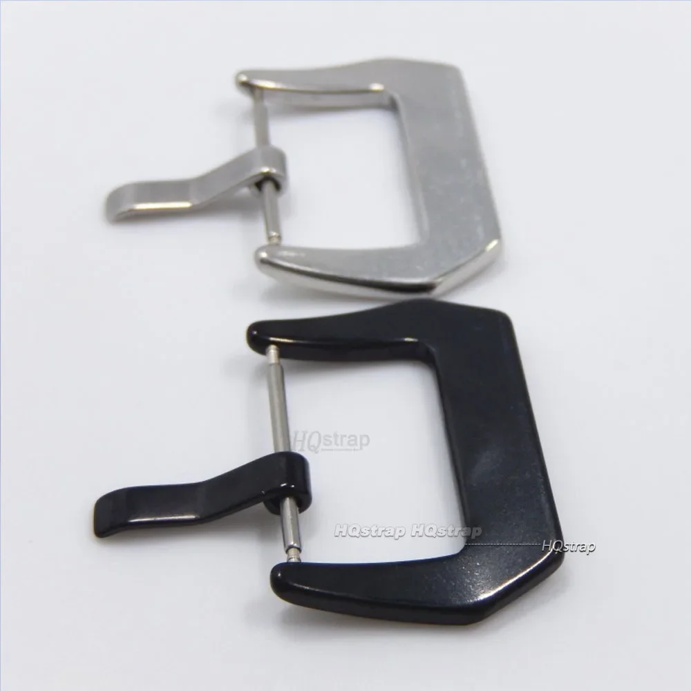 Brushed frosted Stainless Steel Watch Band Buckle 18mm 20mm 22mm 24mm watchband strap Clasp Silver Buckles Accessories