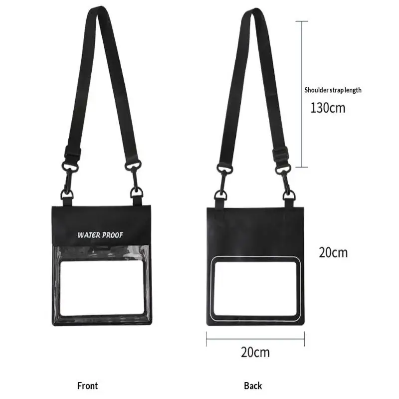 Étui de téléphone étanche grande capacité, sac de natation, sac de protection super étanche pour plage, rafting, extérieur, sous-marin