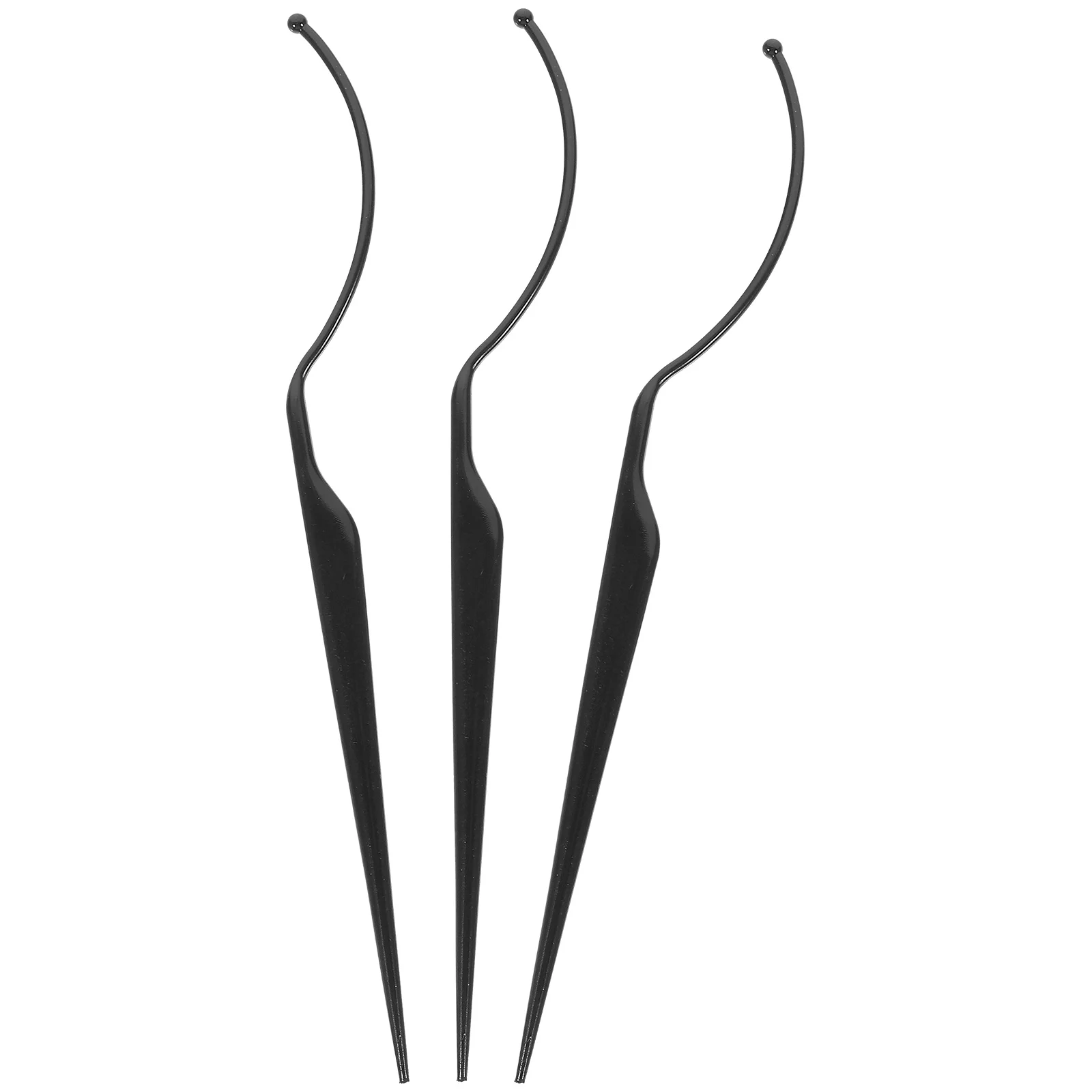 3 pezzi strumento per visualizzare ciglia finte curva regolabile ausilio per il trucco accessori per saloni in plastica durevoli ciglia che indossano strumento per innesto