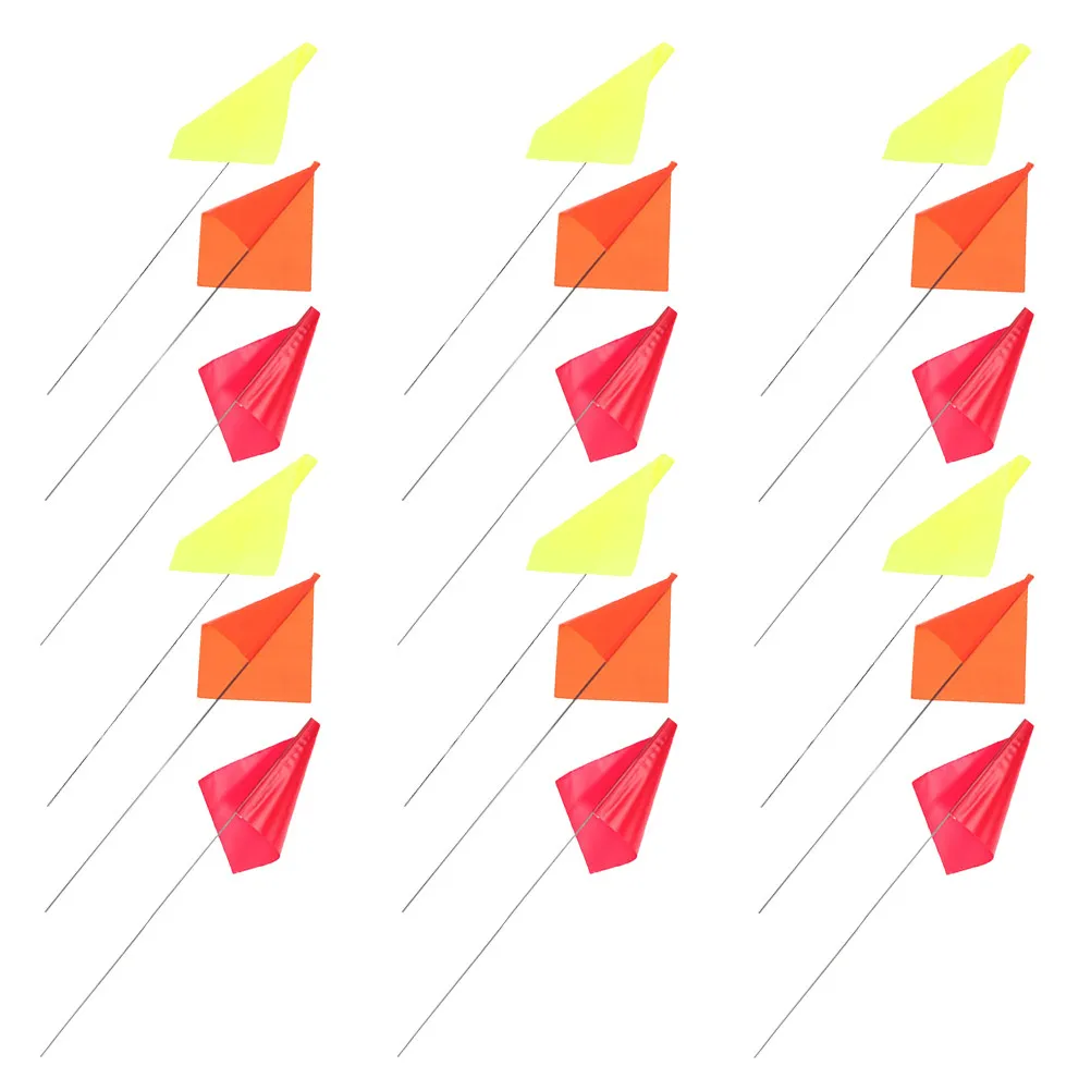 30Pcs Outdoor Marking Flags Landscape Yard Garden Sprinkler Boundary Irrigation Measurement Utility Markers Marking Flags